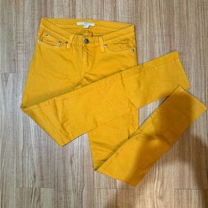 Forever 21 Mustard Straight Leg Jeans